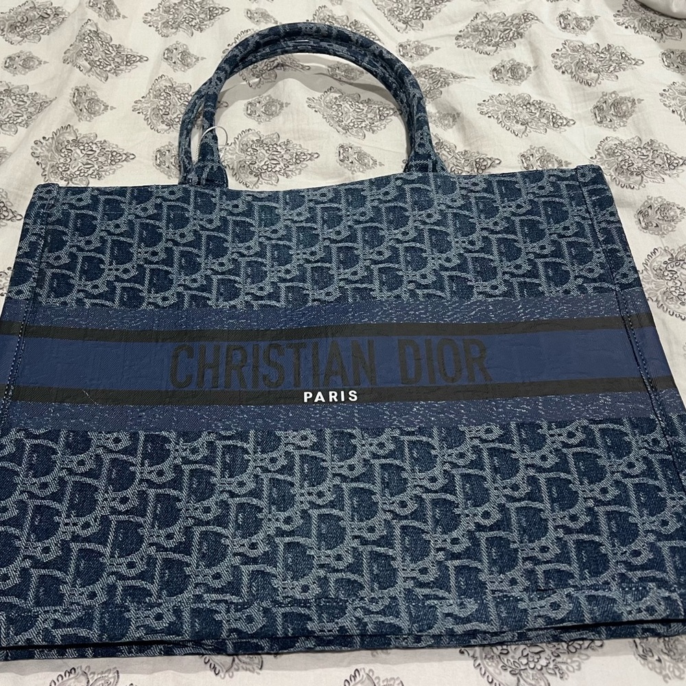 Christian Dior Denim Tote